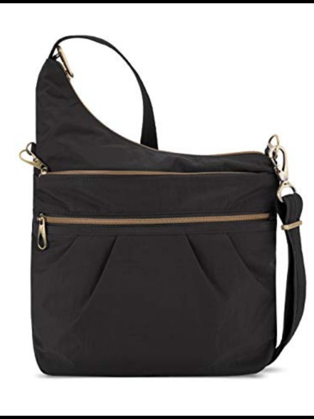 Travelon Anti-Theft Crossbody Bag Locking RFID Slash Resistant Travel Purse